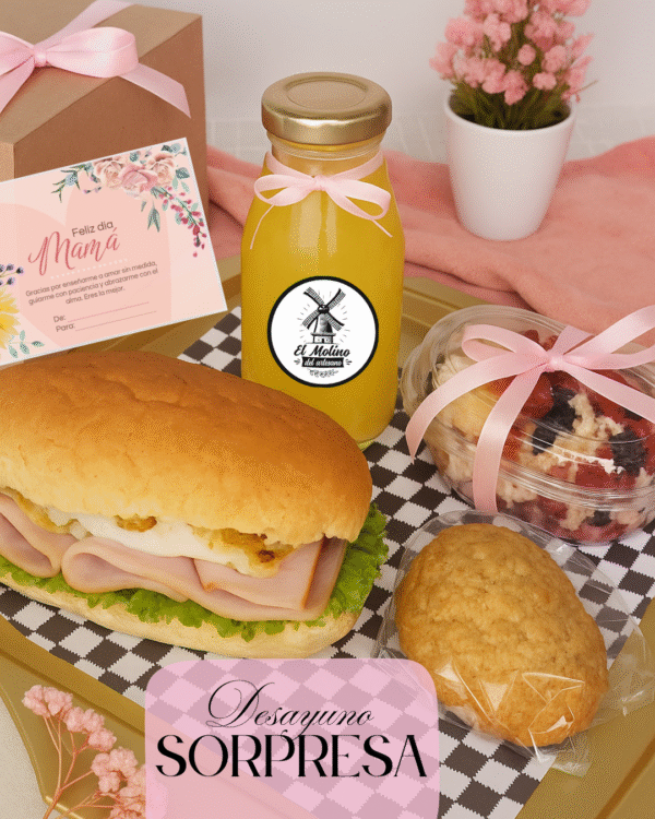 Desayuno sorpresa gourmet día de la madre